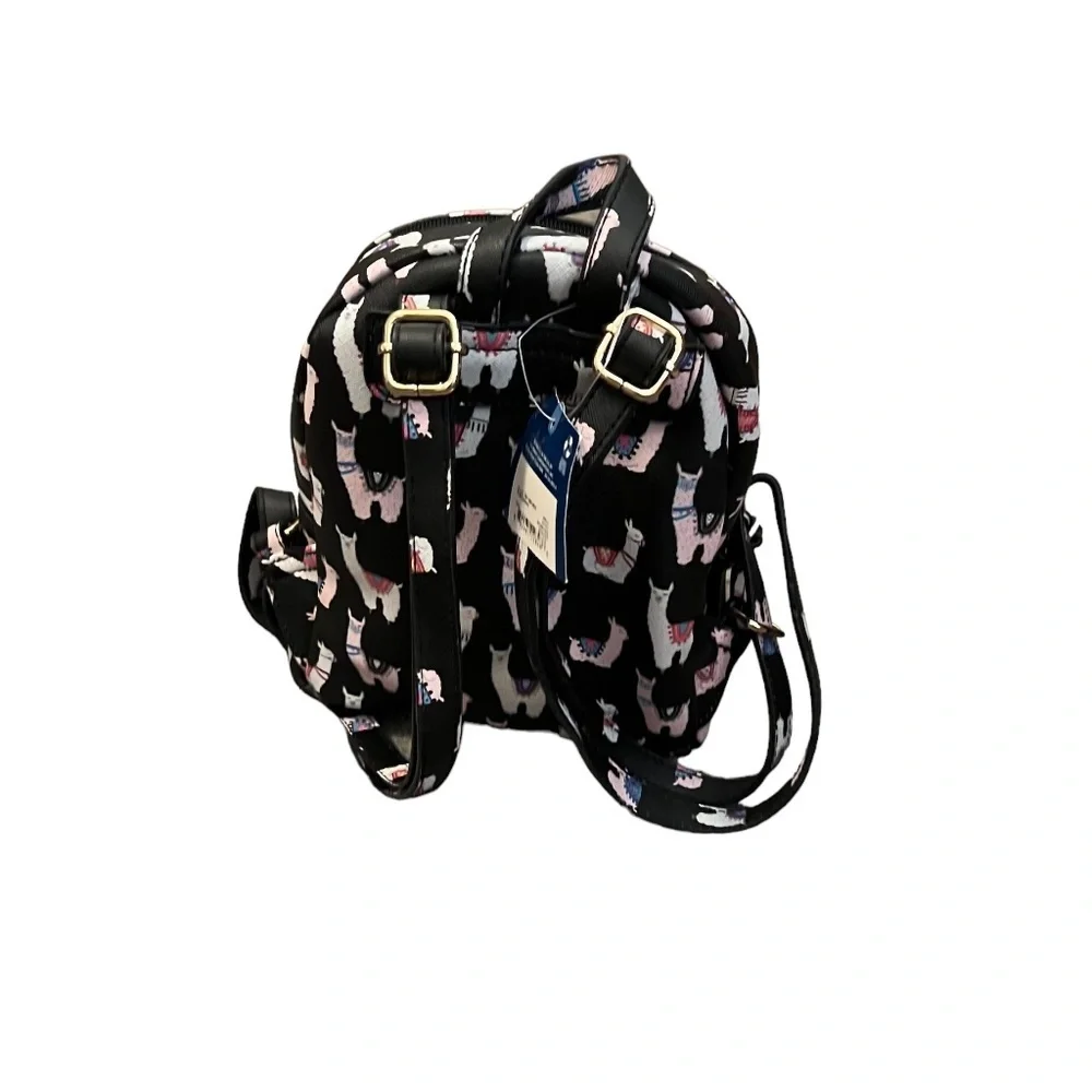 NWT Arizona Jeans &‎ CO Llama Mini Backpack | Black New